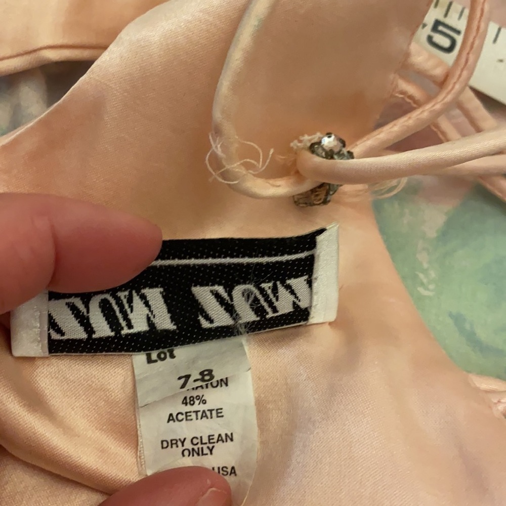Pink Satin Formal Dress - Picture 7 of 14